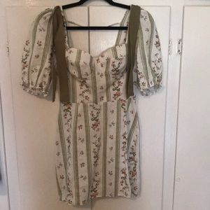 [new without tags] Reformation Spring Linen Dress